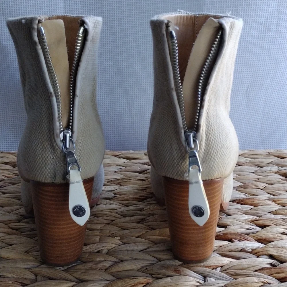 Rag and Bone Newbury beige ankle booties 8.5 - Picture 5 of 12